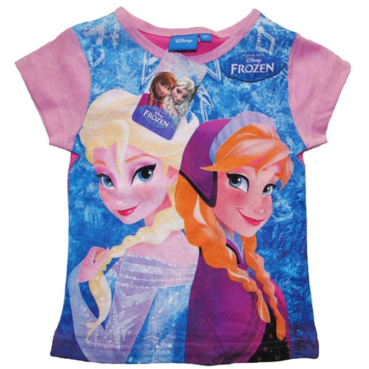 Disney Frozen blúz 21145, Halvány rózsaszín/Többszínű