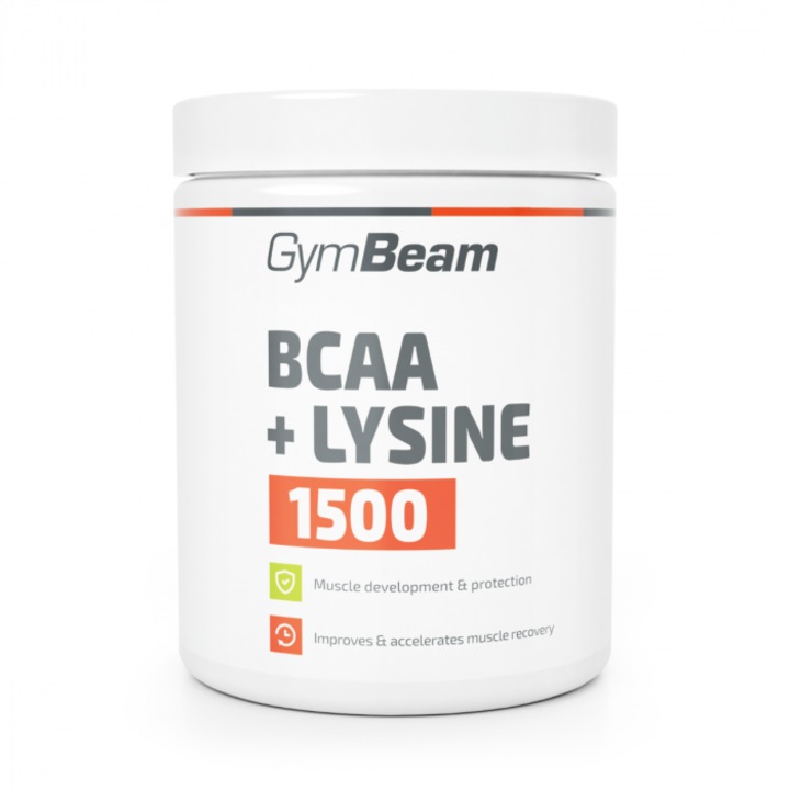 GymBeam - BCAA 1500 + Lizina 300 tab fara aroma