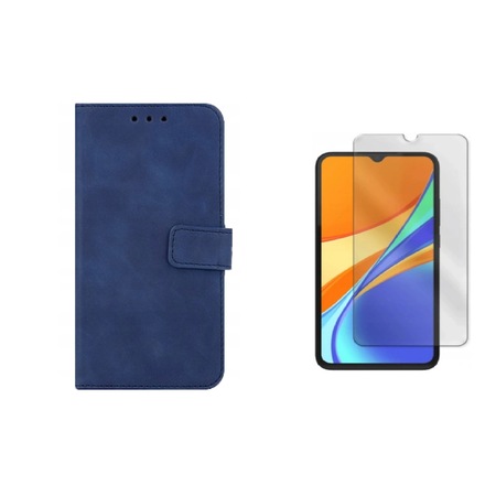 Custodia Flip In Pelle PU Con Porta Tessere E Supporto Per Xiaomi Redmi 9T - Cover Portafoglio Verde Con Design Alce