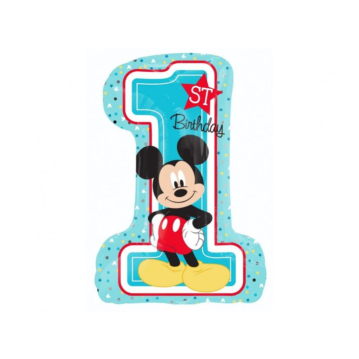 Фолиев балон, първи юбилеен модел, 91 см Син