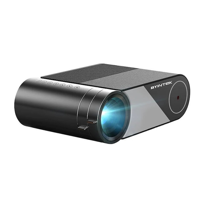 Videoproiector wireless HAVIT PJ207 PRO, 4K, Lumeni ANSI 110, Boxa integrata 3W, Putere maxima 43W, Android TV 9.0, Alb