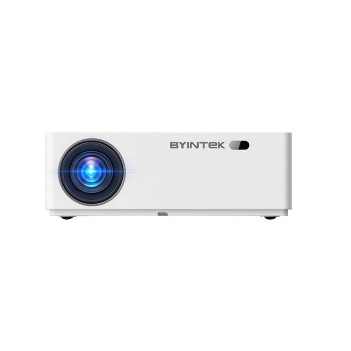 LCD видео проектор Byintek K20 Basic, Full HD, Contrast 15000:1, Lumens 500 ANSI, Integrated Speakers 5W, White