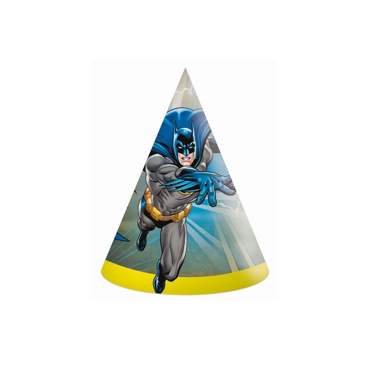 Set 6 Coifuri petrecere Batman Rogue Rage, 93360