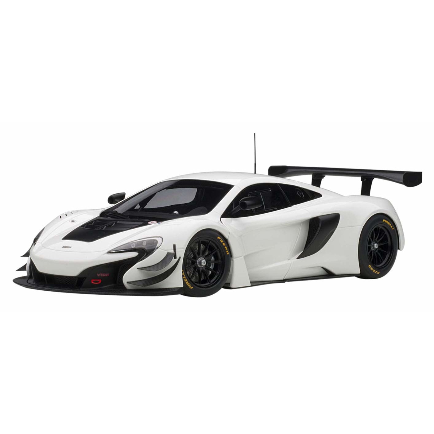 Macheta McLaren 650S GT3 white/black - 1/18 Autoart - eMAG.ro