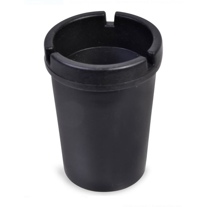 Scrumiera Auto Plastic Negru 8x11 cm