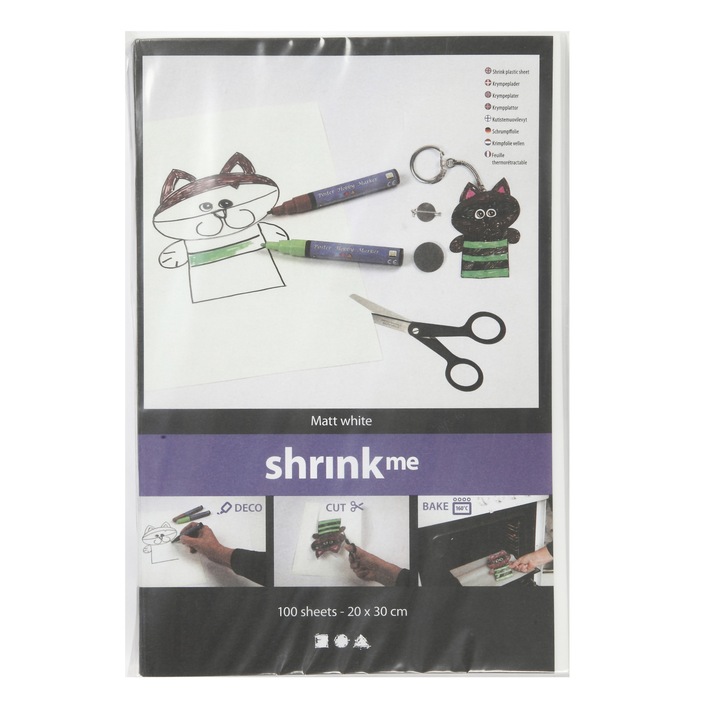 Folie termica de miscorare, alb mat