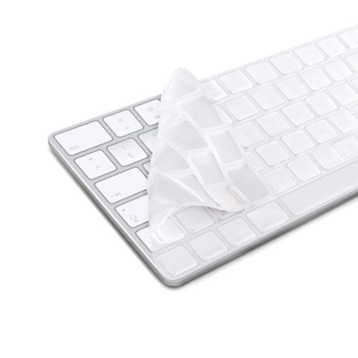 Borító Apple Magic Keyboardhoz, Kwmobile, fehér, szilikon, 38920.03