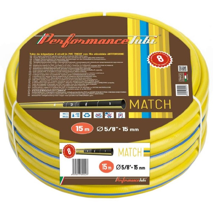 Tömlő Match 1/2''-12,5mm, AlmaPlast
