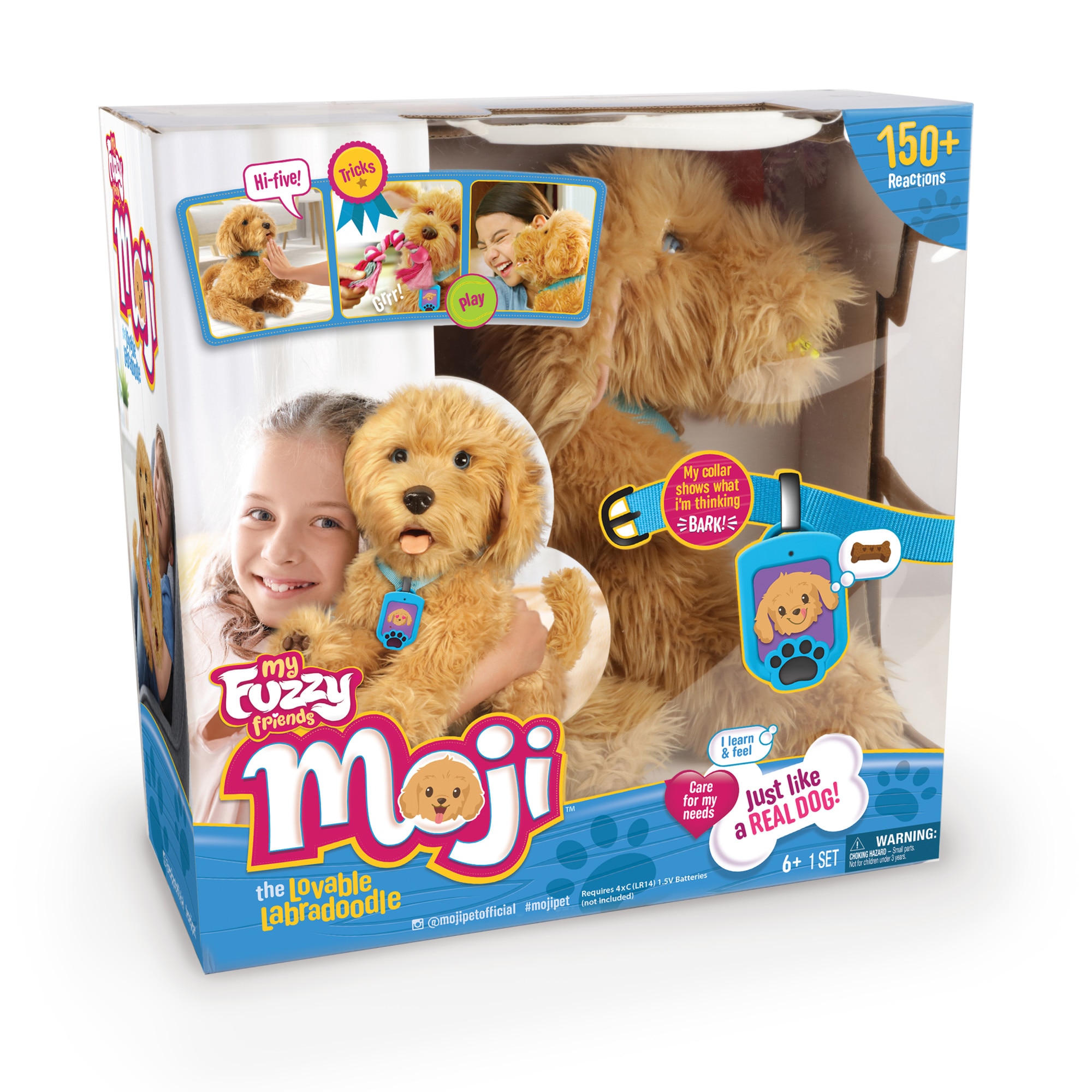 Moji dog, plush toy, plush with functions and 150 reaction eMAG.ro