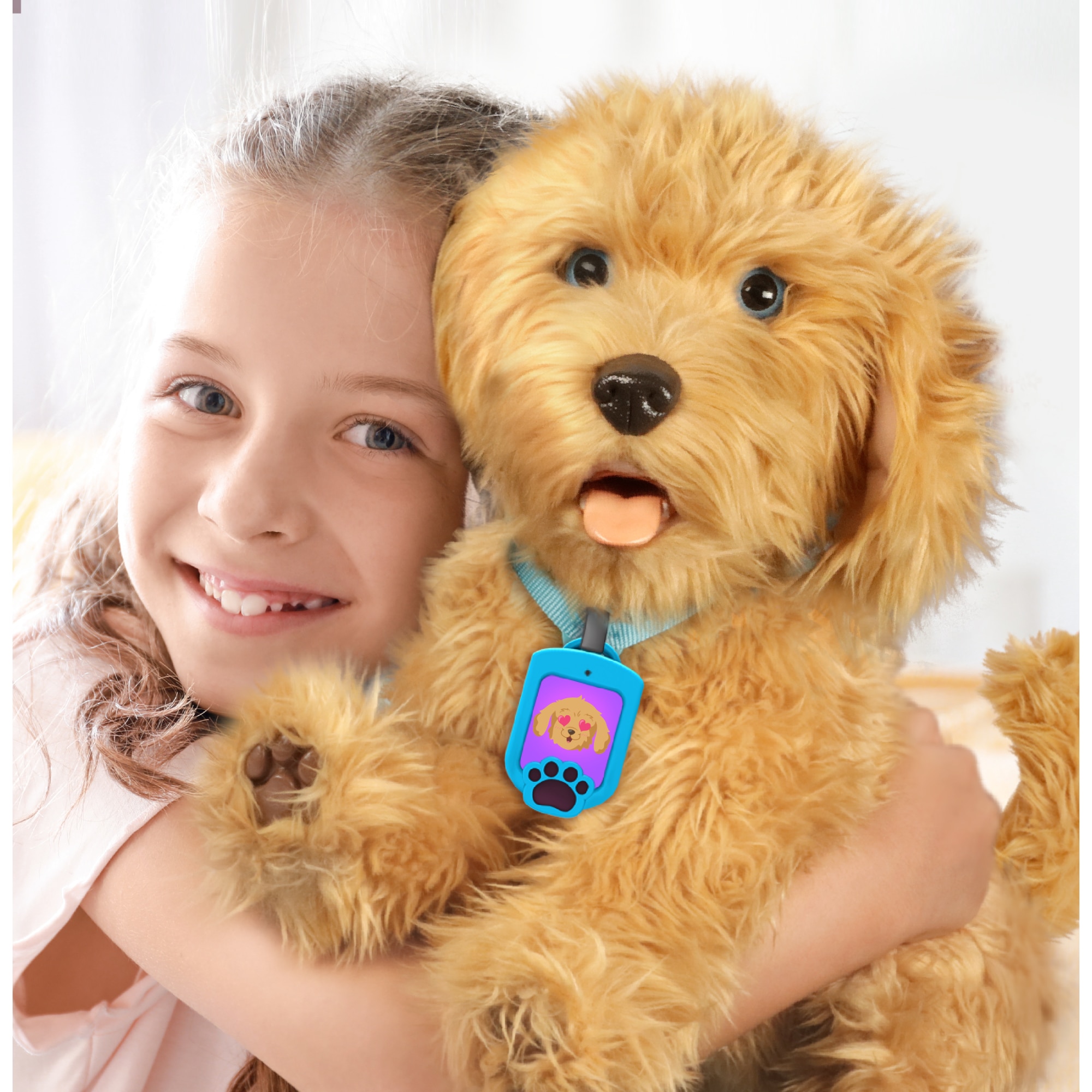 Moji dog, plush toy, plush with functions and 150 reaction eMAG.ro