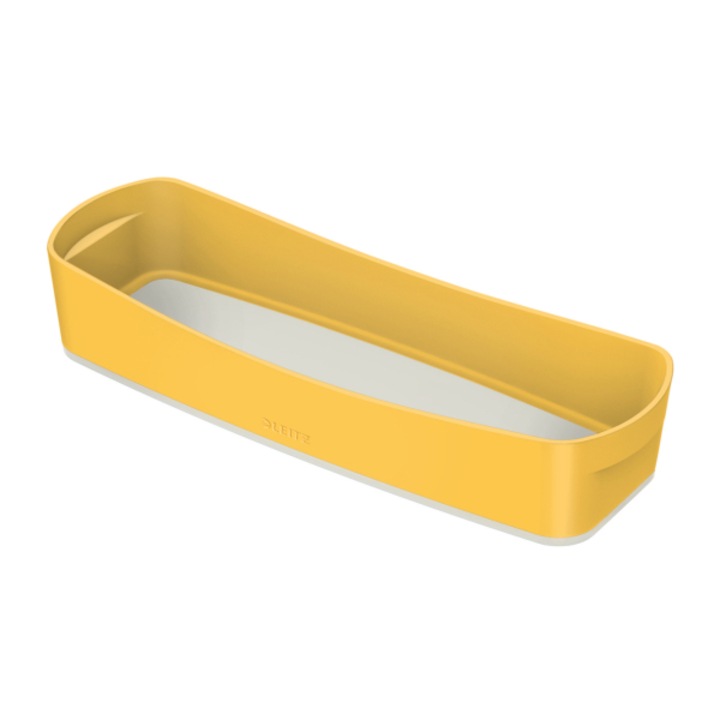 Leitz Cosy Mybox tárolódoboz, Ps, 30x5x10 cm, sárga borostyánsárga