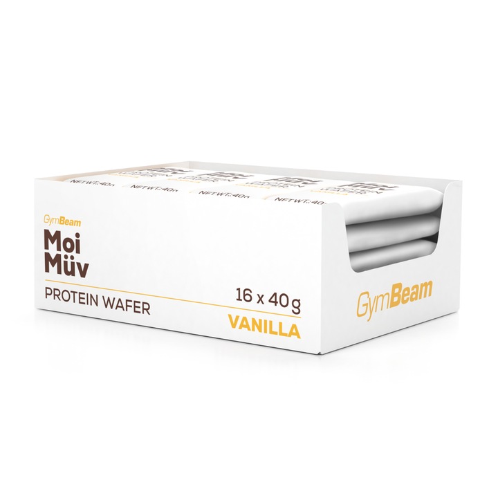 GymBeam - MoiMüv fehérjés nápolyi 16 x 40 g vanília