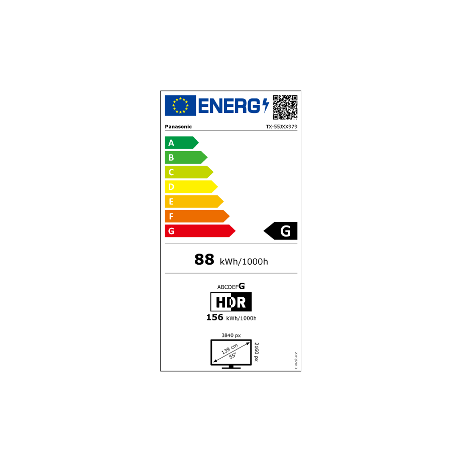 Televizor LED PANASONIC TX-55JXX979, Smart TV 4K UHD, control vocal functie de inregistrare, 139 cm, negru
