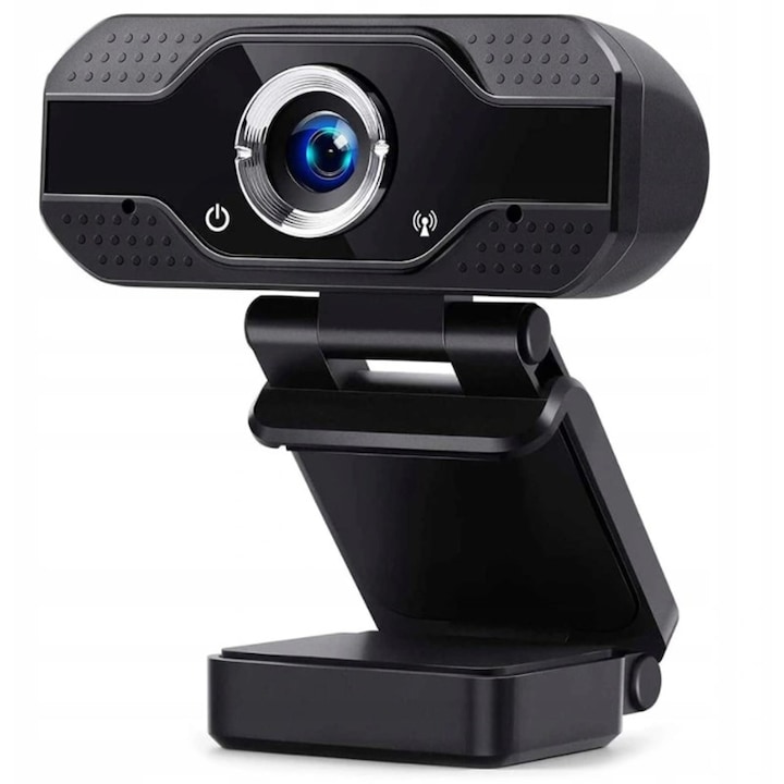 Zola Webkamera, Full HD, 1080P, mikrofonnal, PLUG&PLAY, 110 fokos betekintési szög, USB 3.0 interfész, fekete