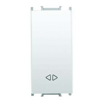 Intrerupator Panasonic, 1m, cap cruce, modular, Alb Intrerupator Panasonic, 1m, cap cruce, modular, Alb