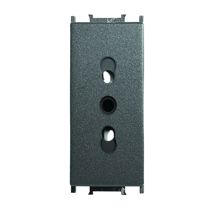 Priza simpla modular Panasonic, 1m, Negru