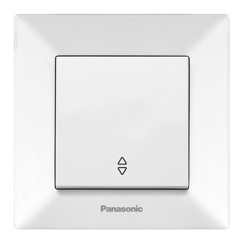 Intrerupator Panasonic Arkedia, cap scara, Alb Intrerupator Panasonic Arkedia, cap scara, Alb