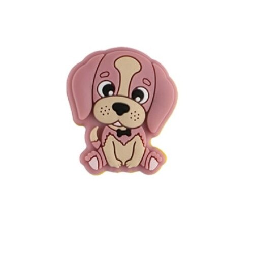 Lant pentru suzeta din silicon personalizat cu nume, Catel roz - eMAG.ro