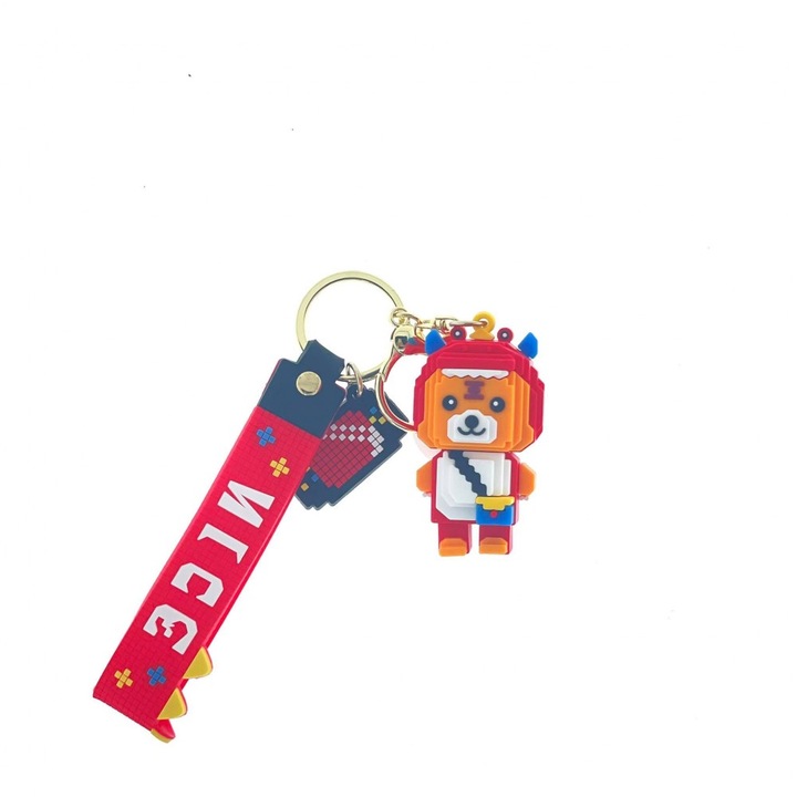 Lego oiros mackó kulcstartó