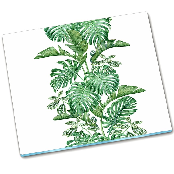 Tocator. Tulup. Plante si frunze. 60 x 52. Verde