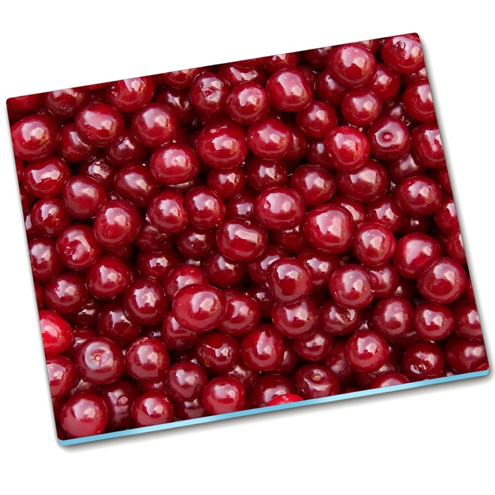 Tocator. Tulup. Cirese. 60 x 52. Negru