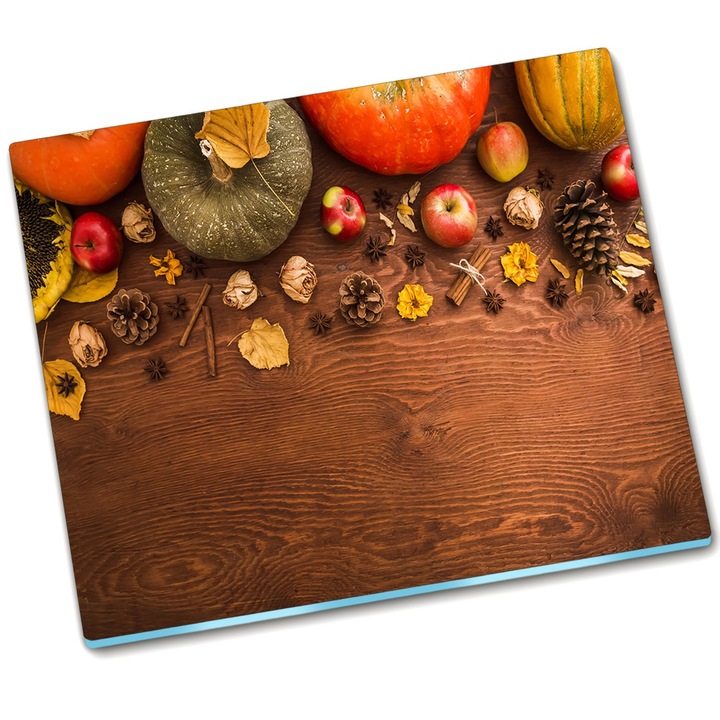 Tocator. Tulup. Dovlecei de mere. 60 x 52. Negru