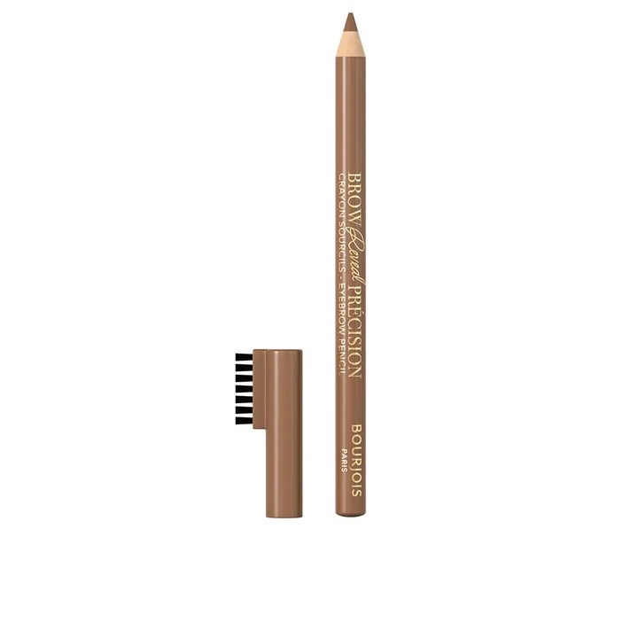 Creion pentru sprancene cu textura cremoasa si varf subtire, Bourjois Brow Reveal, 002 chestnut, 1.4 g