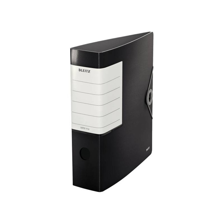 Iratrendező, Leitz, Solid, A4, 180A, 82mm, Fekete