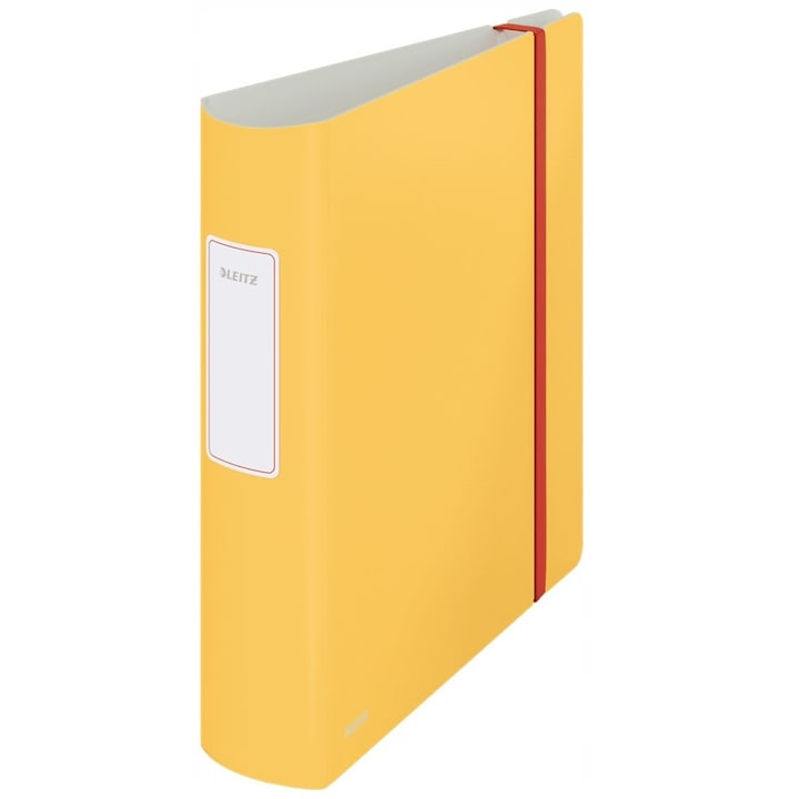 Класьор, Leitz, Active Cosy, A4, 180A, 80 мм, жълт