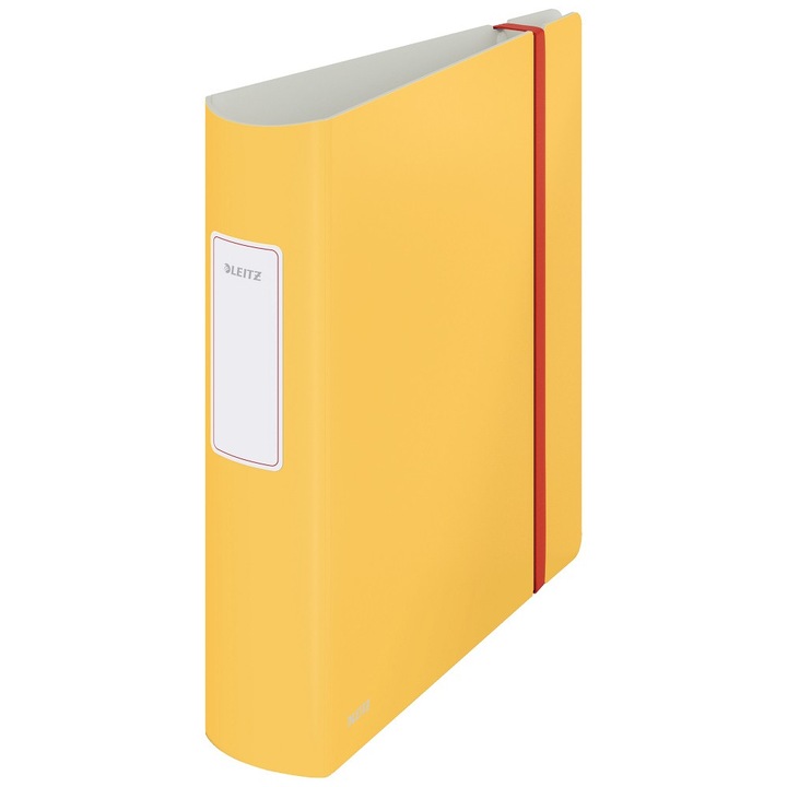 Leitz Biblioraft 180° Active Cosy, polifoam, A4, 82 Mm, sárga, sárga-barna