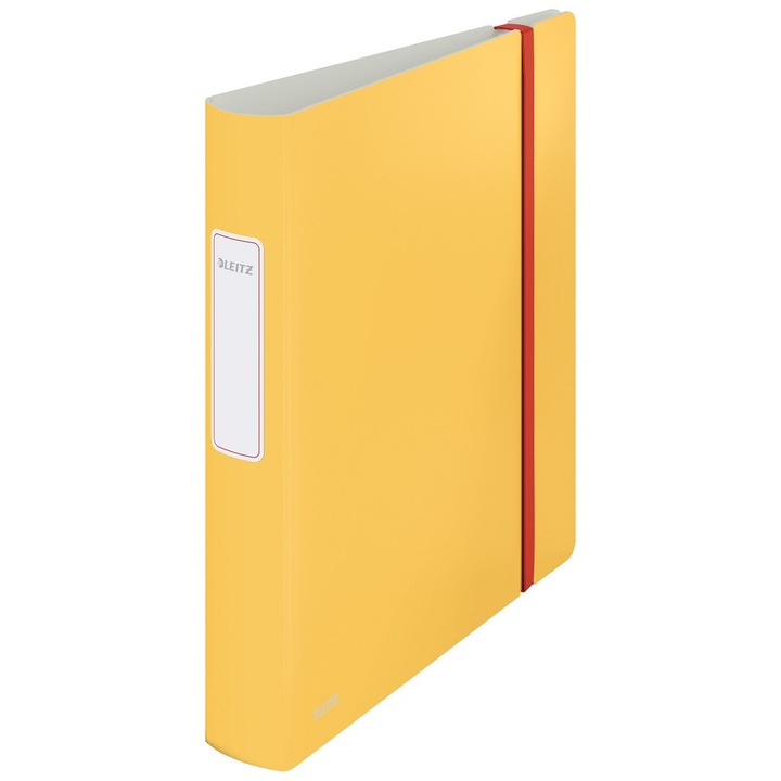 Leitz Biblioraft 180° Active Cosy, polifoam, A4, 65 Mm, sárga, sárga-barna