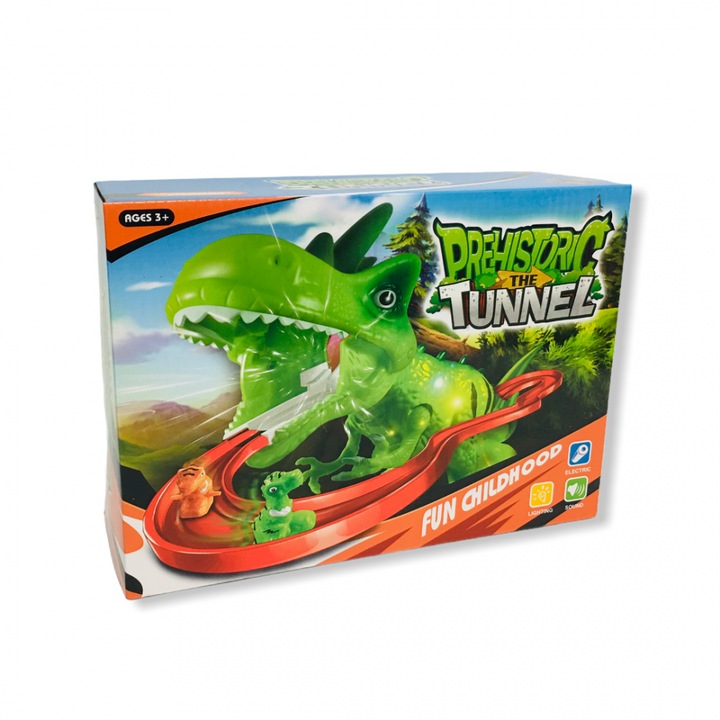 Писта-динозавър, ескалатор