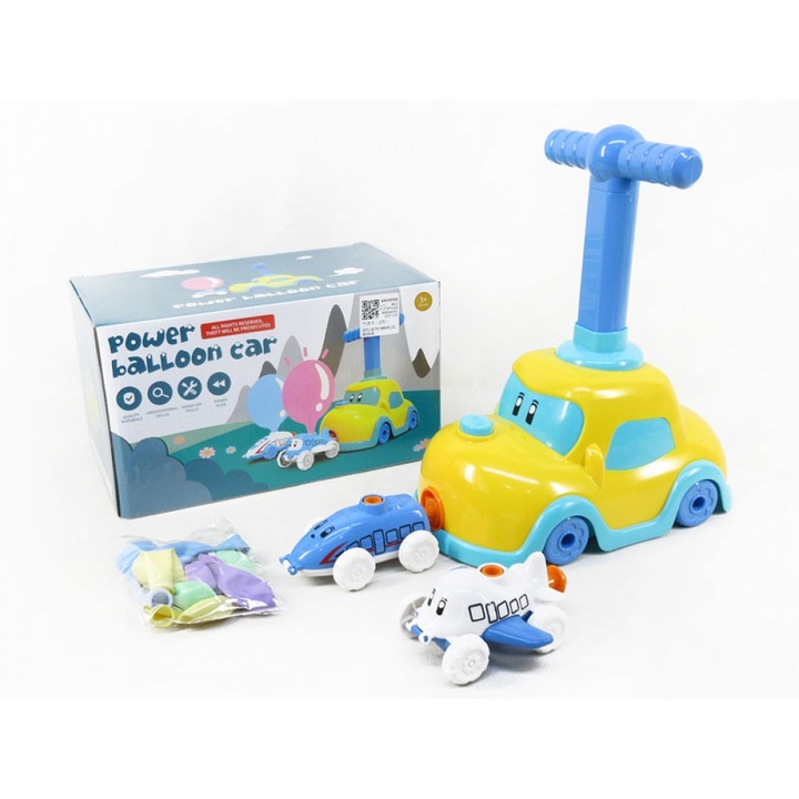 Комплект Кола-изстрелвачка с балони, 10 части