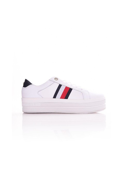Női TommyHilfiger alacsony szárú sneakerek TH WEBBING fehér 41
