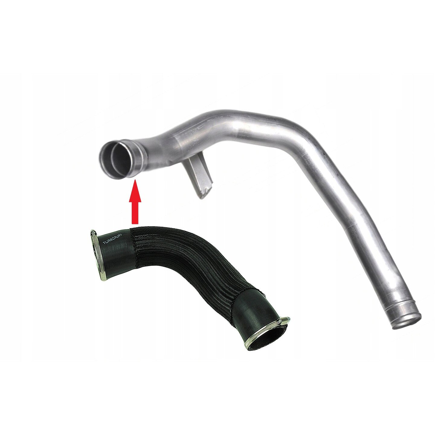Furtun aer intercooler, Turborury, Volvo S60 S80 V60 V70 Xc60 Xc70 2.4d ...