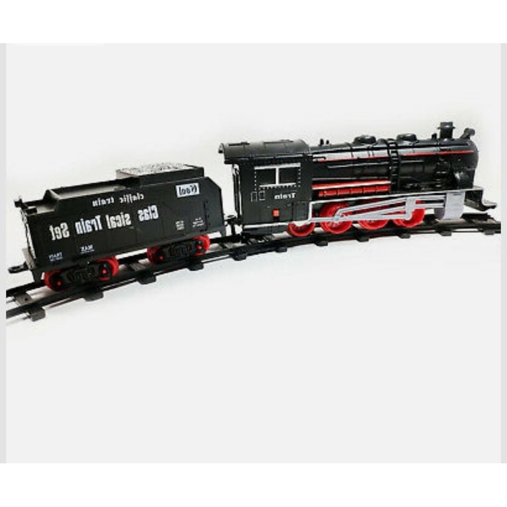 Set Trenulet Classic pe sine, sunete si lumini, multicolor, 74 cm