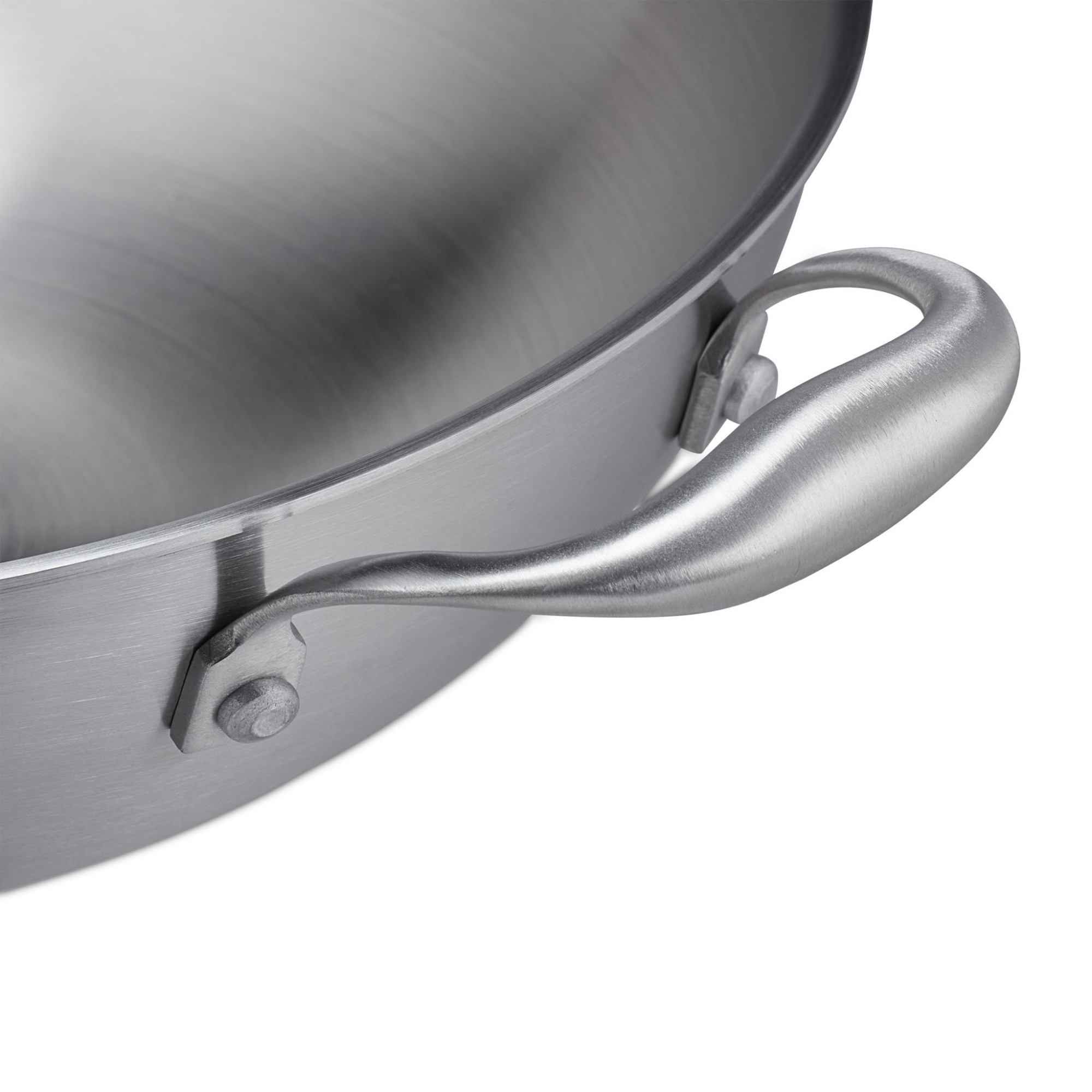 Tigaie Wok Cu Capac Relaxdays, Argintiu, Inox, 30.5 Cm - EMAG.ro