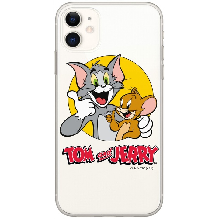 Samsung Galaxy A13 5G tok, Tom & Jerry, Silicon Soft Touch, átlátszó, COM-BBL6907