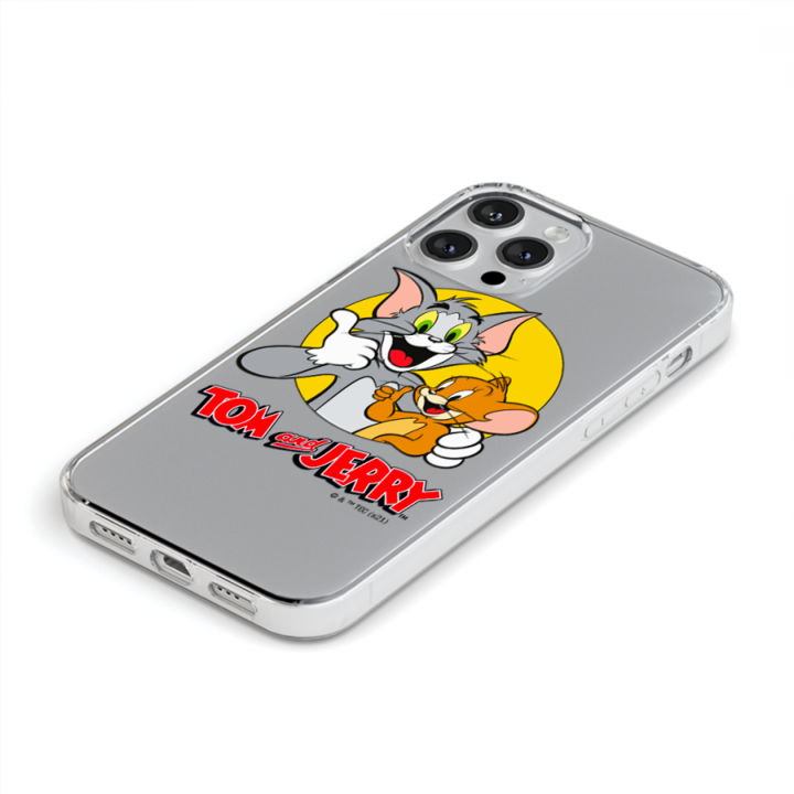 Кейс съвместим с Samsung Galaxy A53 5G, Tom & Jerry slim силиконов модел, Прозрачен