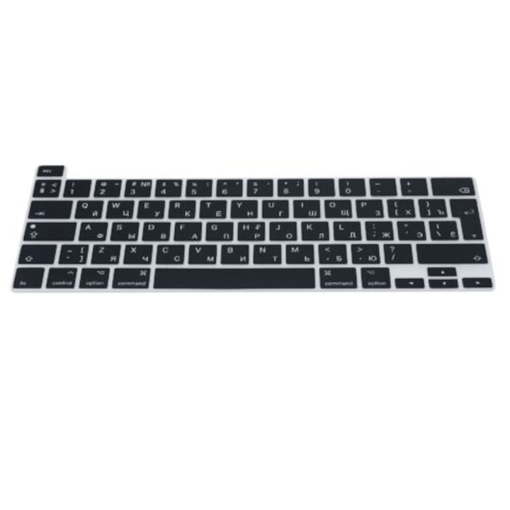 Billentyűzet borító Apple MacBook Pro 16" (2019), Kwmobile, fekete, szilikon, 53990.01