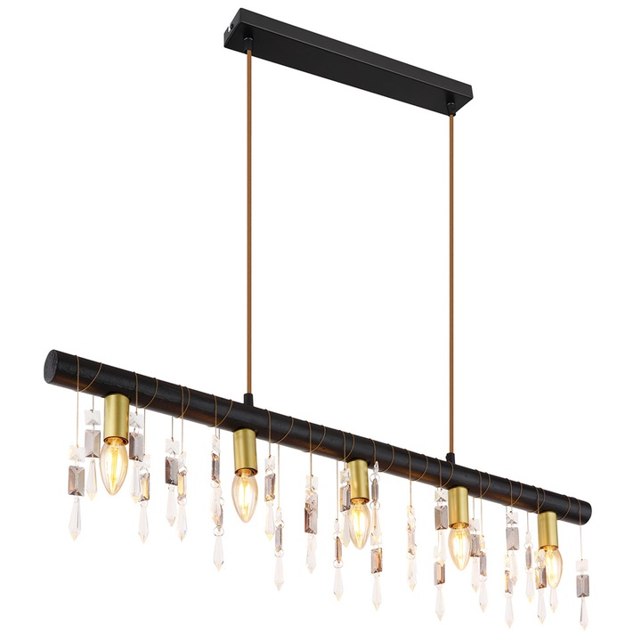 Függesztett csillár KIRA 15532-5HB, 40 W, Globo Lighting