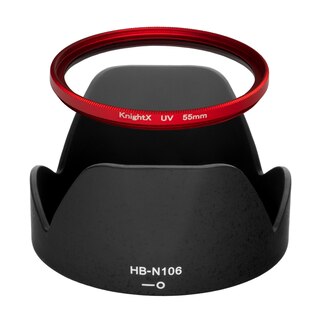 2 Copriobiettivo Da 55 Mm Per Nikon AF-P DX 18-55mm – Con Laccetti Antismarrimento, Compatibili Con D3500 D3400 D5600 D5500 D7500