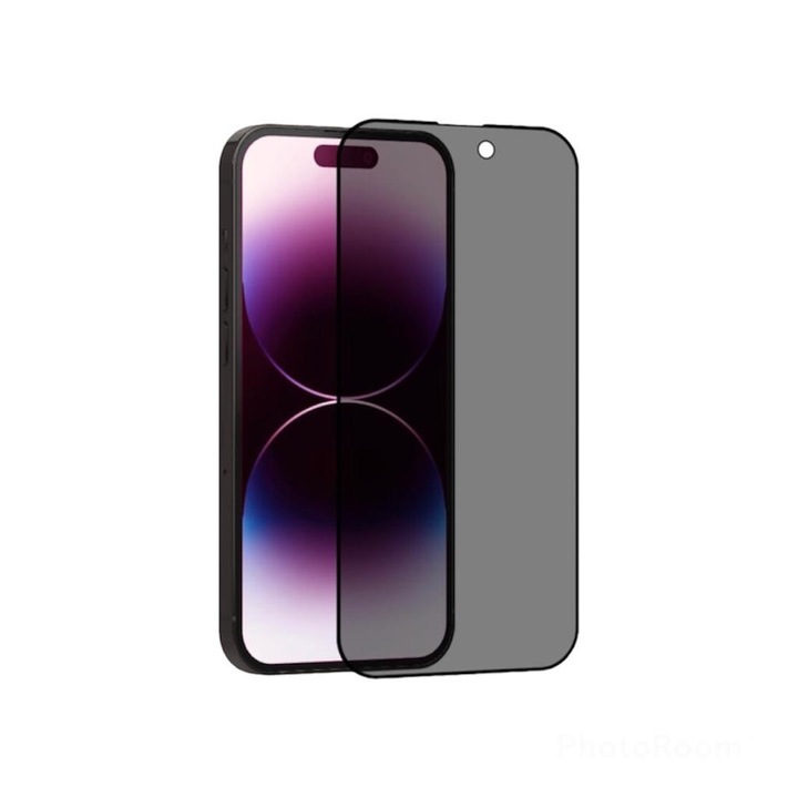 Folie protectie Privacy, Compatibila Apple iPhone 14 Pro, calitate hd
