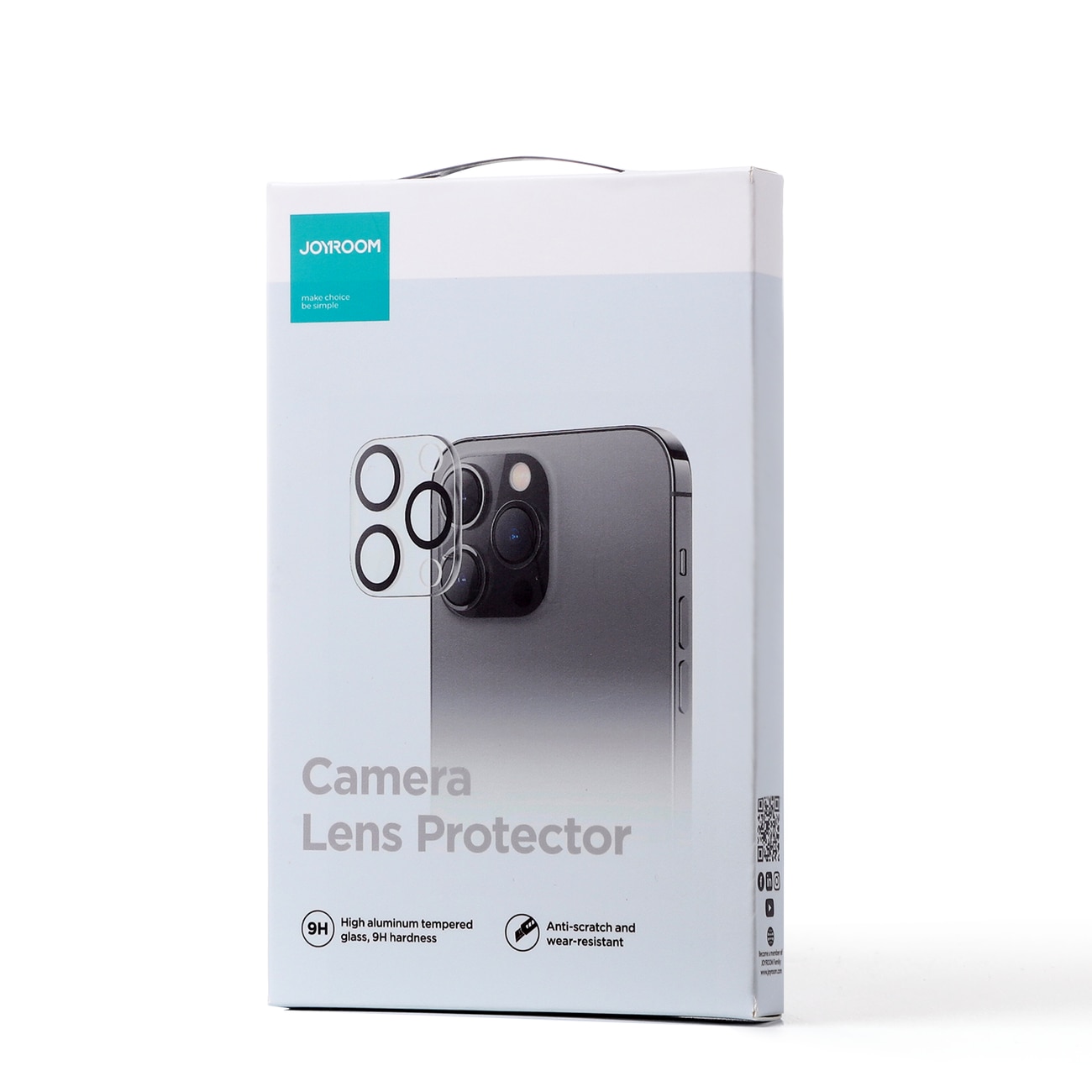 Folie de protectie camera Joyroom pentru Apple iPhone 14+, Sticla, Transparent