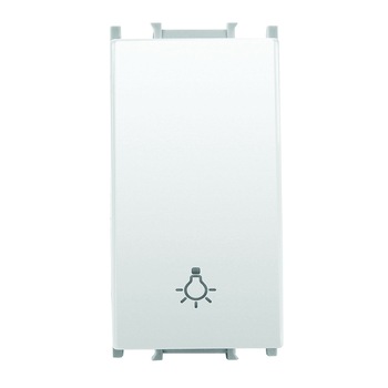 Intrerupator cu revenire modular Panasonic, 1m, cap scara, Alb Intrerupator cu revenire modular Panasonic, 1m, cap scara, Alb