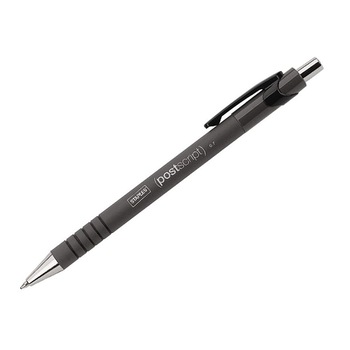 Pix cu bila Staples, 0.7 mm, negru Pix cu bila Staples, 0.7 mm, negru