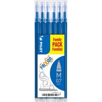 Set 6 Rezerve Pix Roller PILOT Frixion Ball, Varf 0.7 mm, Family Pack
