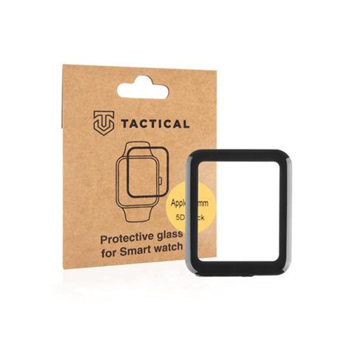 Taktikai okosóra fólia, TPU Shield 3D Apple Watch 7 41mm-hez, átlátszó