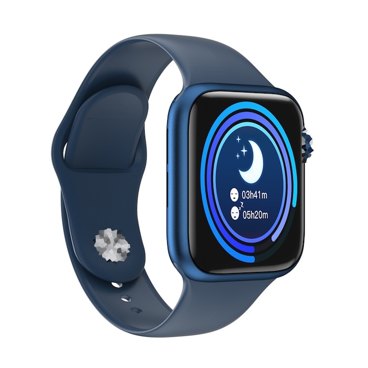 Ceas SmartWatch ZENARK® IVO 11 PRO, Ecran Super AMOLED, Rezolutie Ultra 4K 390x450, Notificari Social Media, Mail, WhatsApp, GPS Traseu, Monitorizare Somn, Respiratie, Tensiune arteriala, Ritm cardiac, Saturatie oxigen, Menstruatie, 100+ Sporturi, Negru