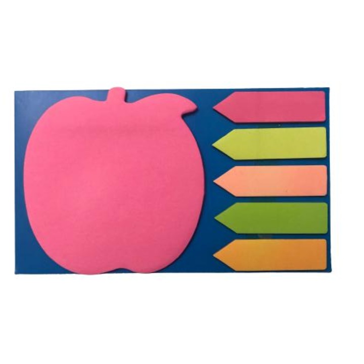 Set Notes adeziv forma mar si sageti, 120 file